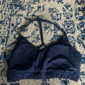 AR-33 bluish purple sports bra